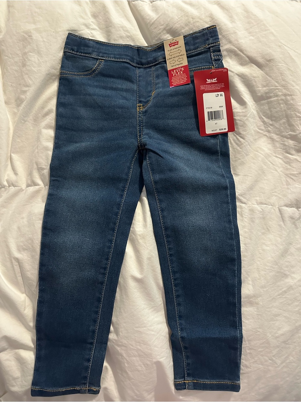 Levi's Dark Blue Girls' Pull-On Jeggings